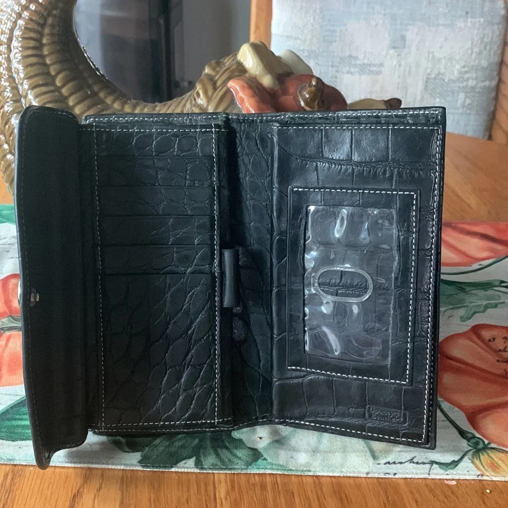 Dooney & Bourke Leather Reptile Print Wallet